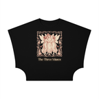 Three Muses Women's Cropped Dolman T-Shirt