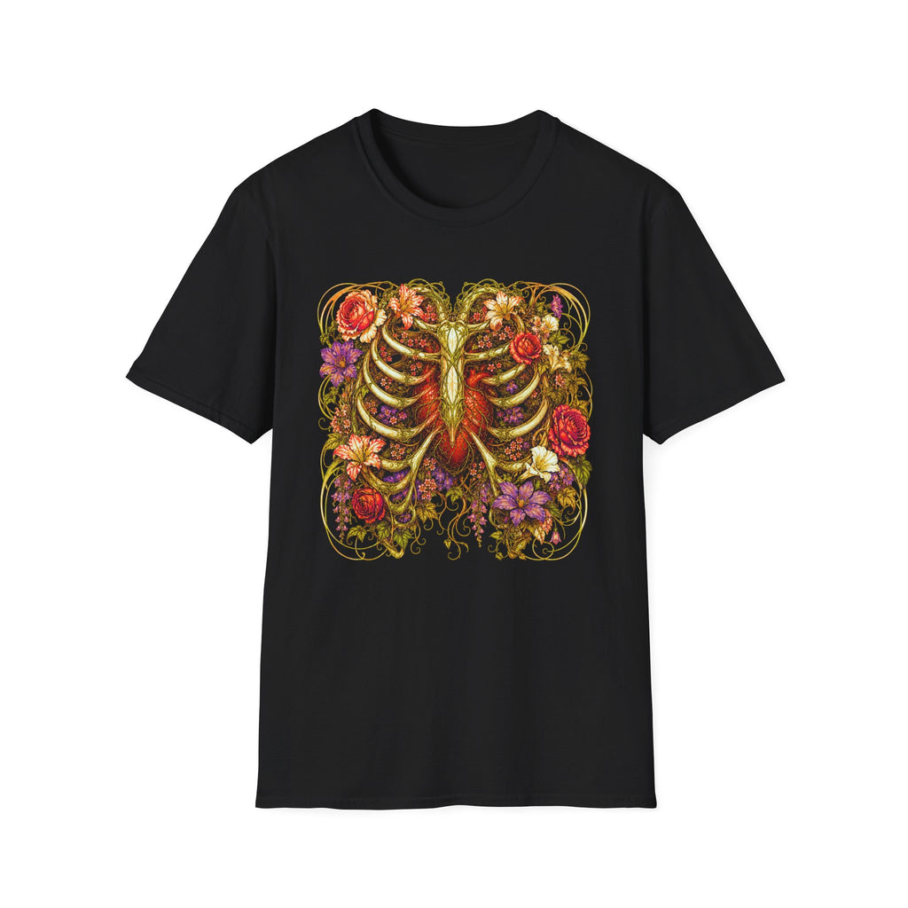 Nouveau Flower Ribcage T-Shirt