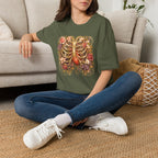 Nouveau Flower Ribcage T-Shirt