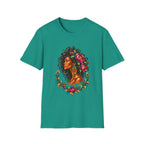 Peonies Stained Glass Graphic Tee