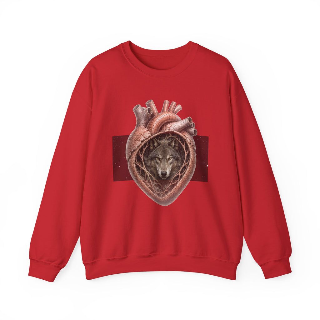 Wolf Heart Crewneck Sweatshirt