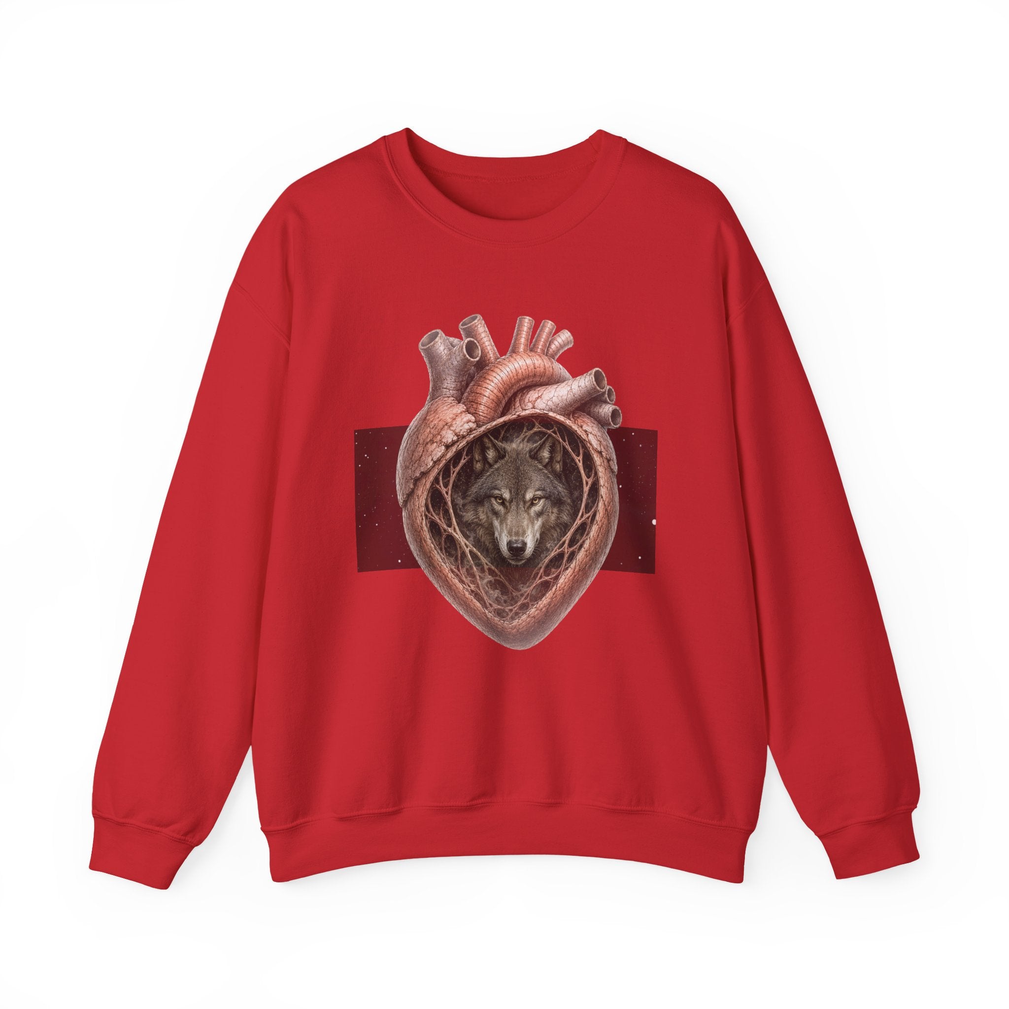 Wolf Heart Crewneck Sweatshirt