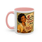 Vintage Coffee Mug – “A Day Keeps the Doctor Away!” Retro Diner Design (11/15oz)