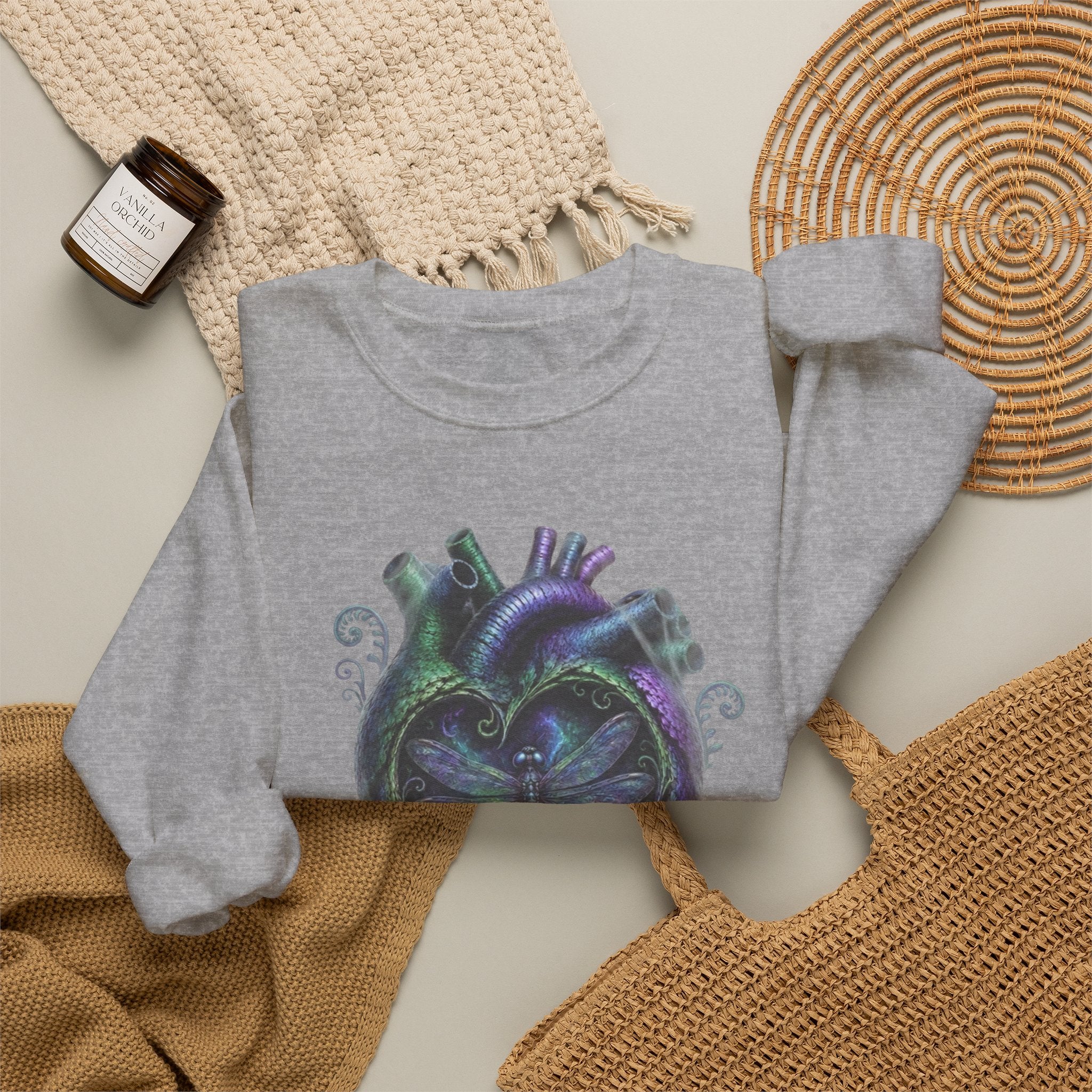 Dragonfly Heart Crewneck Sweatshirt