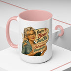 Outrageous Imagination Retro Accent Coffee Mug