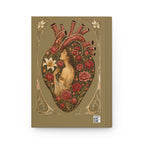 Inner Muse Hardcover Journal — Vintage Art Nouveau Floral Notebook