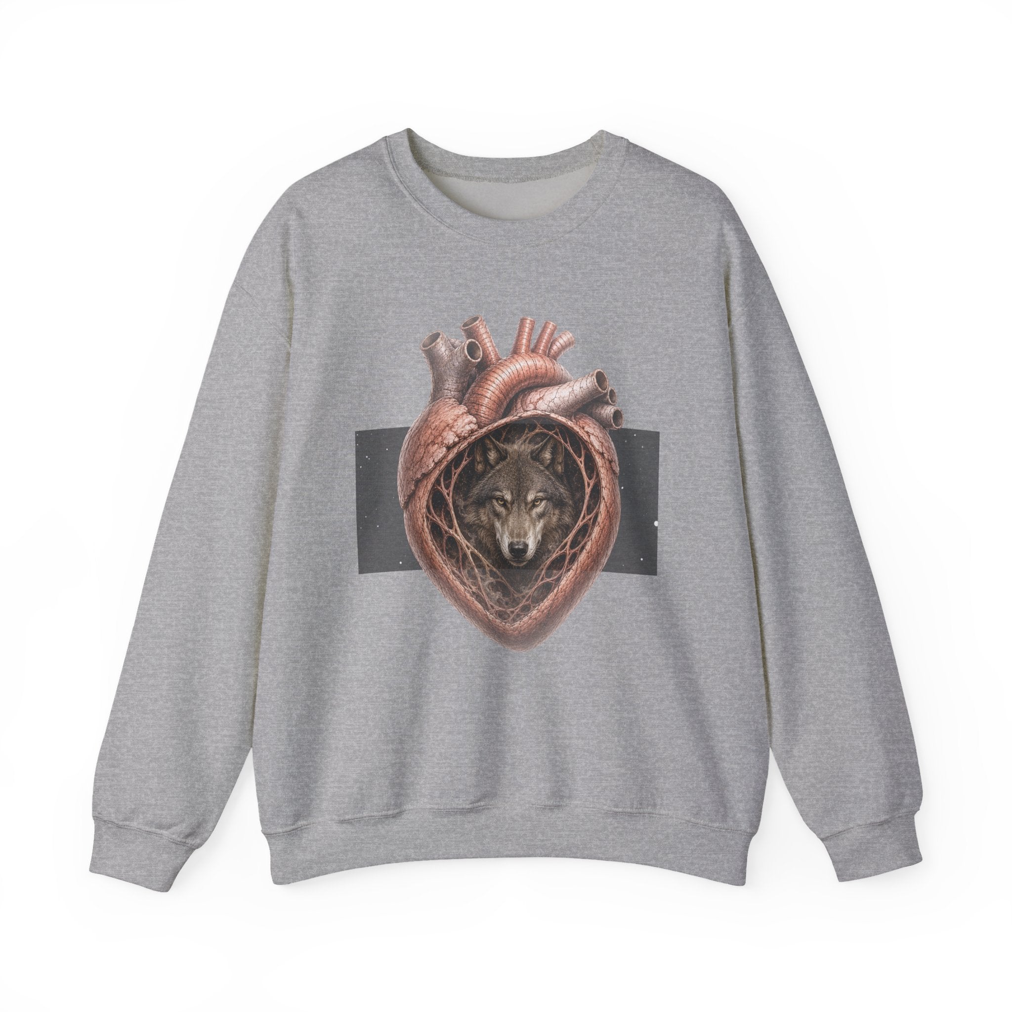 Wolf Heart Crewneck Sweatshirt