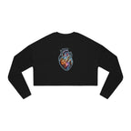 Cropped Sweatshirt —Galaxy Heart