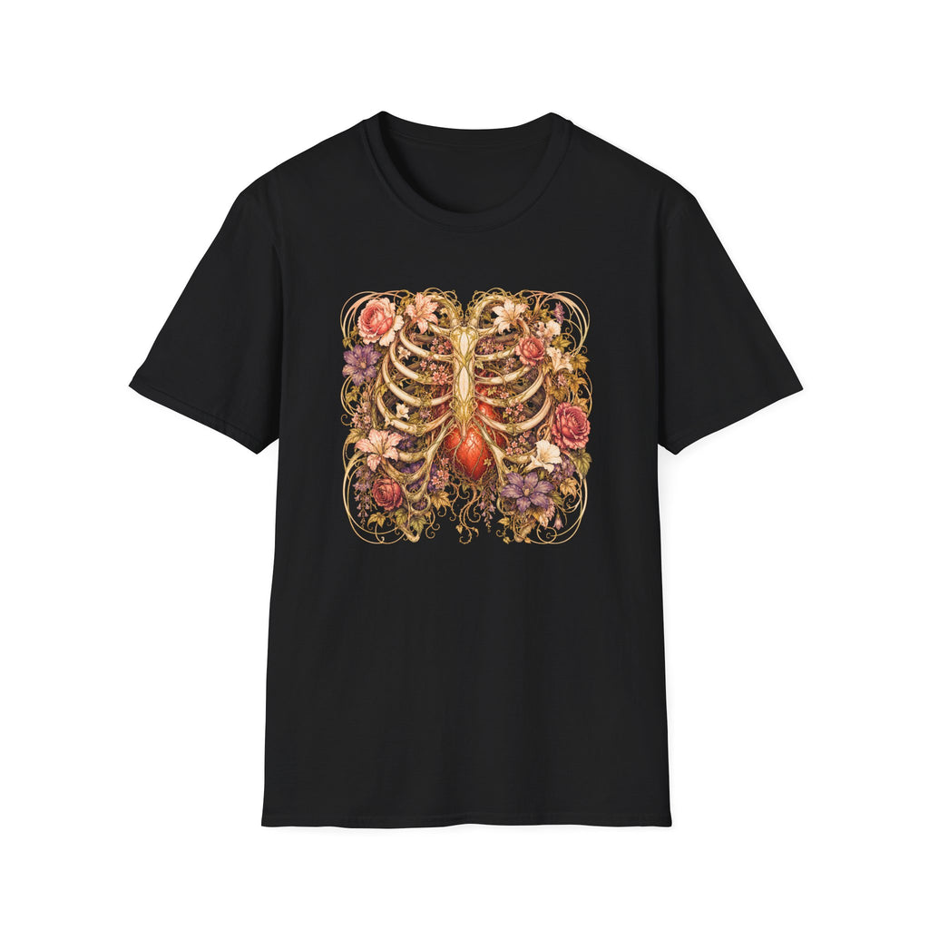 Nouveau Flower Ribcage T-Shirt