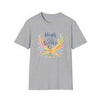 T-Shirt — "High on My Own Supply" Colorful Self-Love Graphic Tee