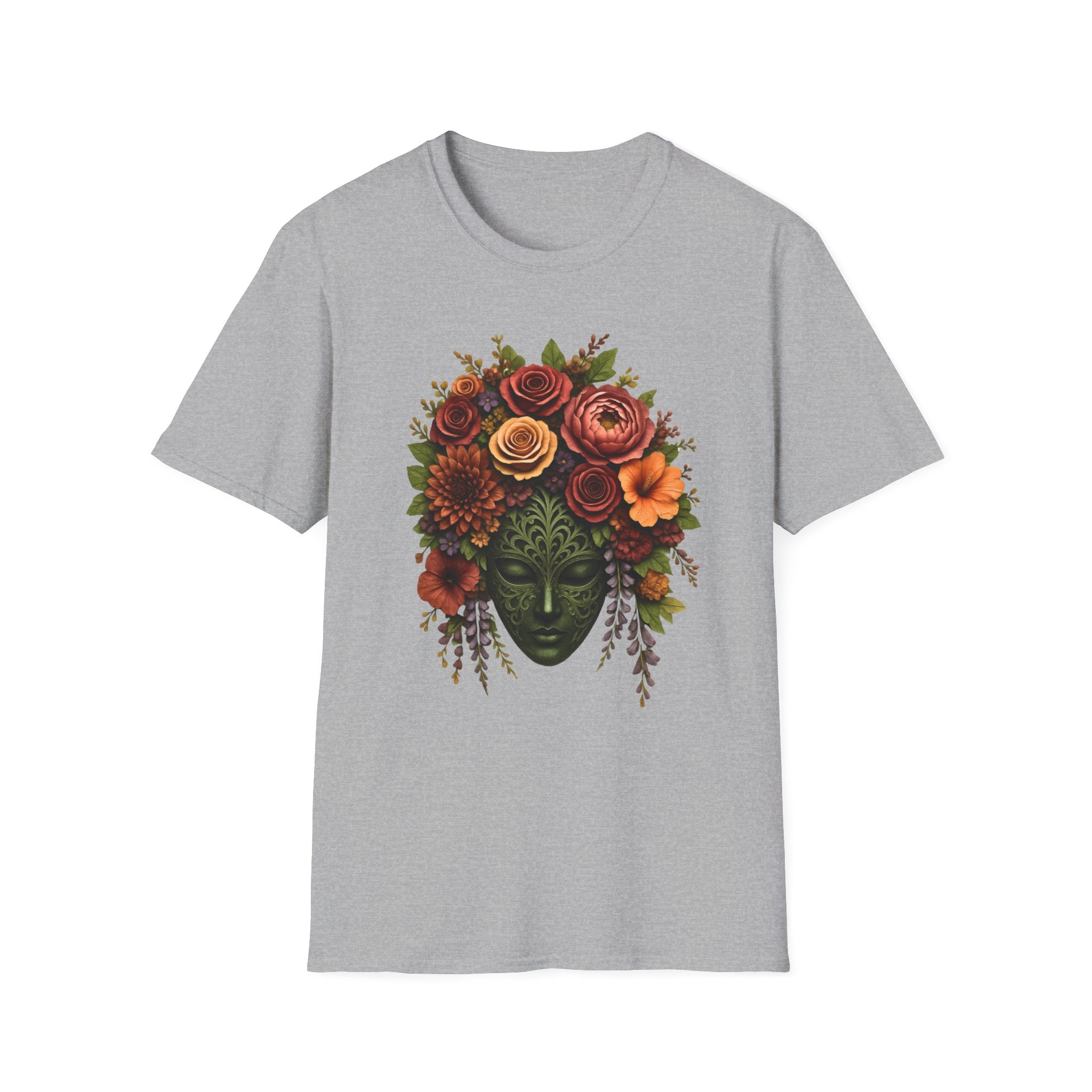 Black Mask Heart T-Shirt