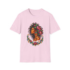 Peonies Stained Glass Graphic Tee
