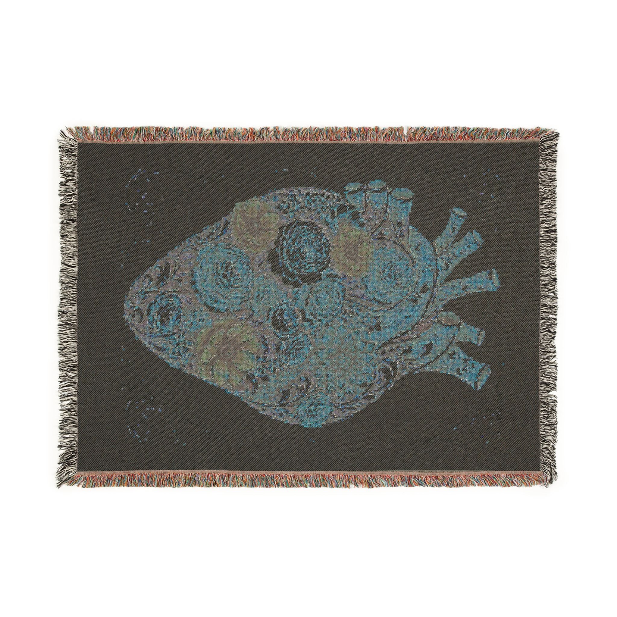 Garden Heart Throw