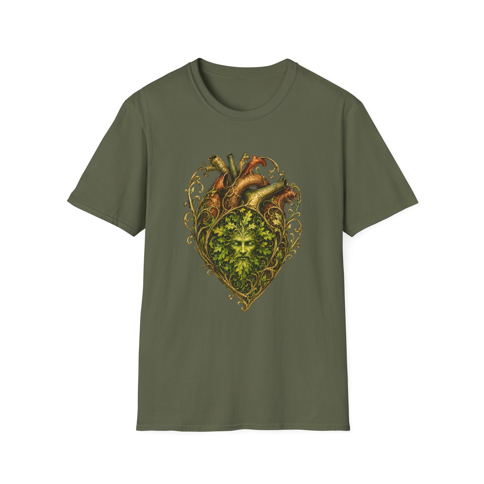 Green Man Heart T-Shirt