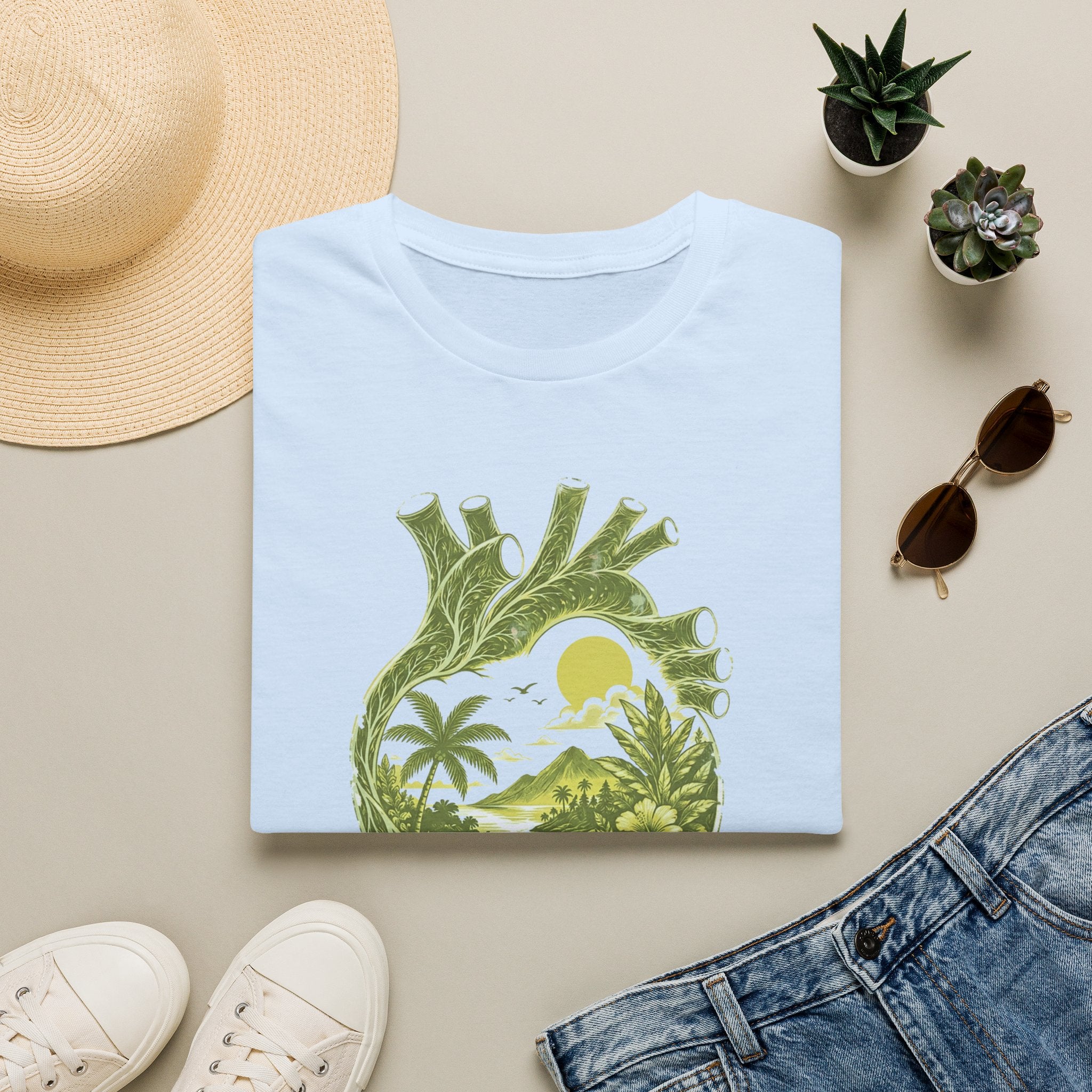 Tropical Heart T-Shirt