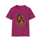 Peonies Stained Glass Graphic Tee