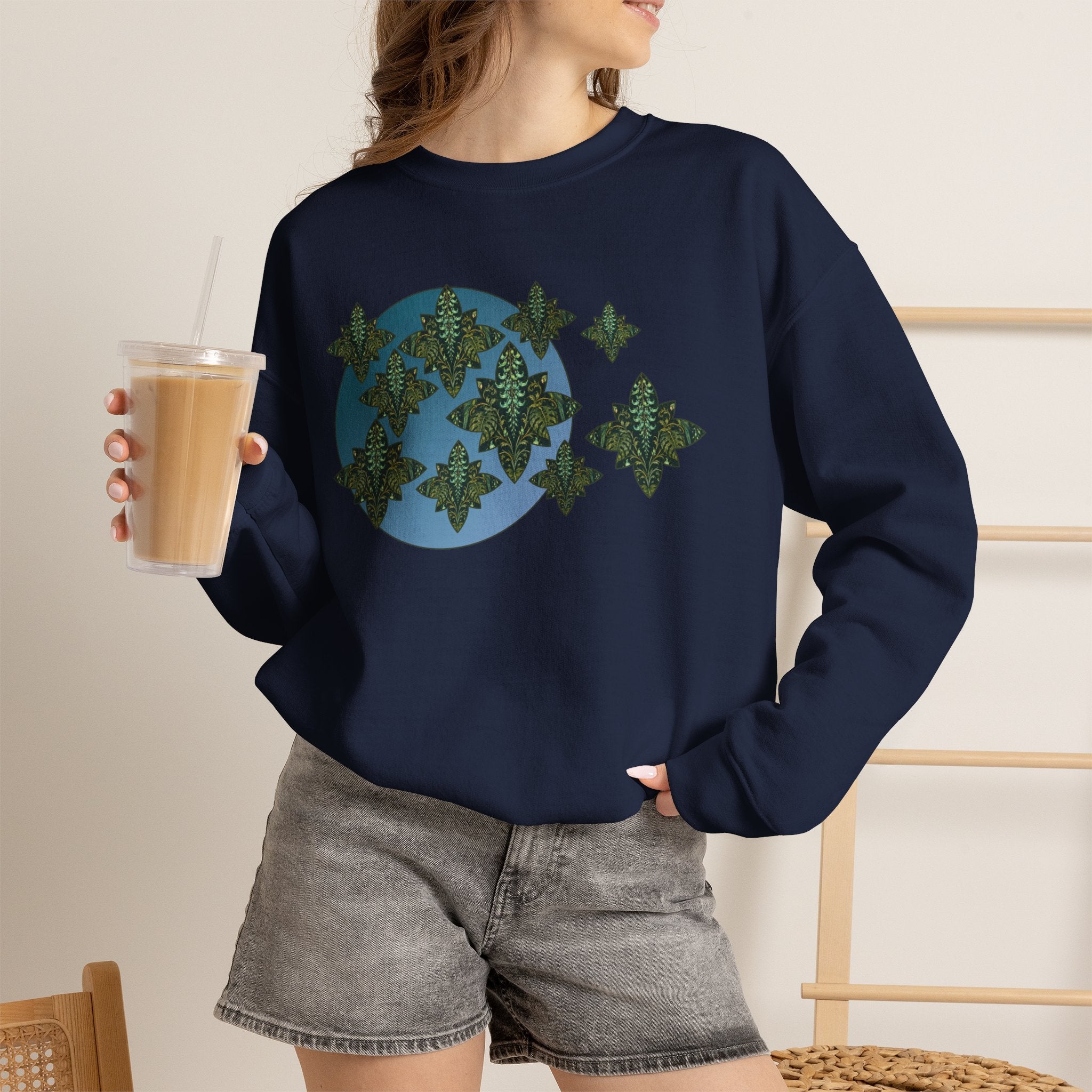 Jade Vine Crewneck Sweatshirt