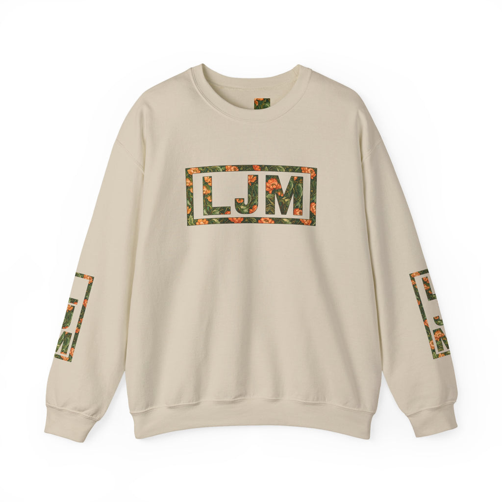 Floral Monogram Crewneck Sweatshirt