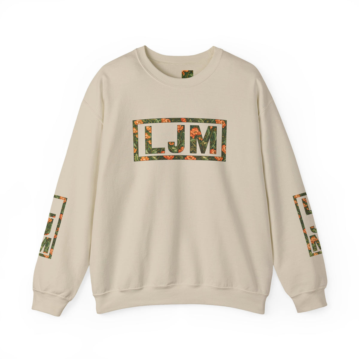Floral Monogram Crewneck Sweatshirt