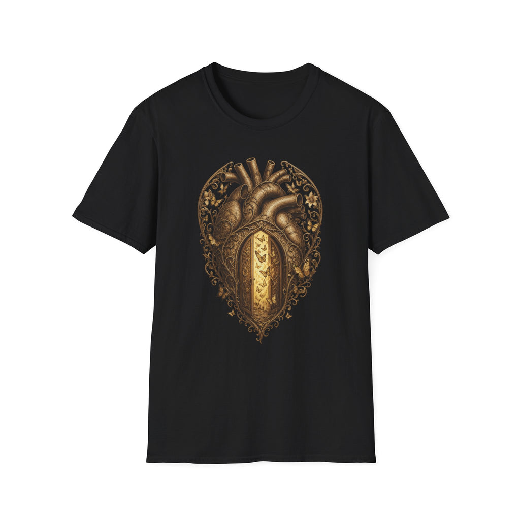 Butterfly Door Heart T-Shirt