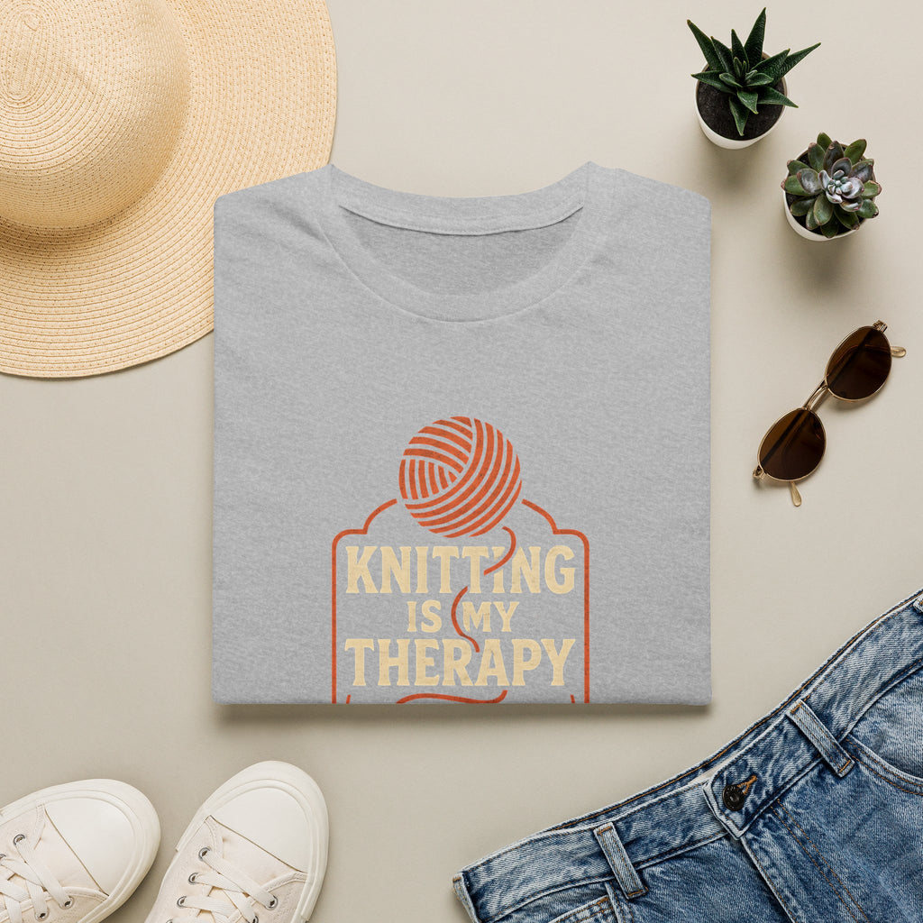 Knitting Is Therapy T-Shirt