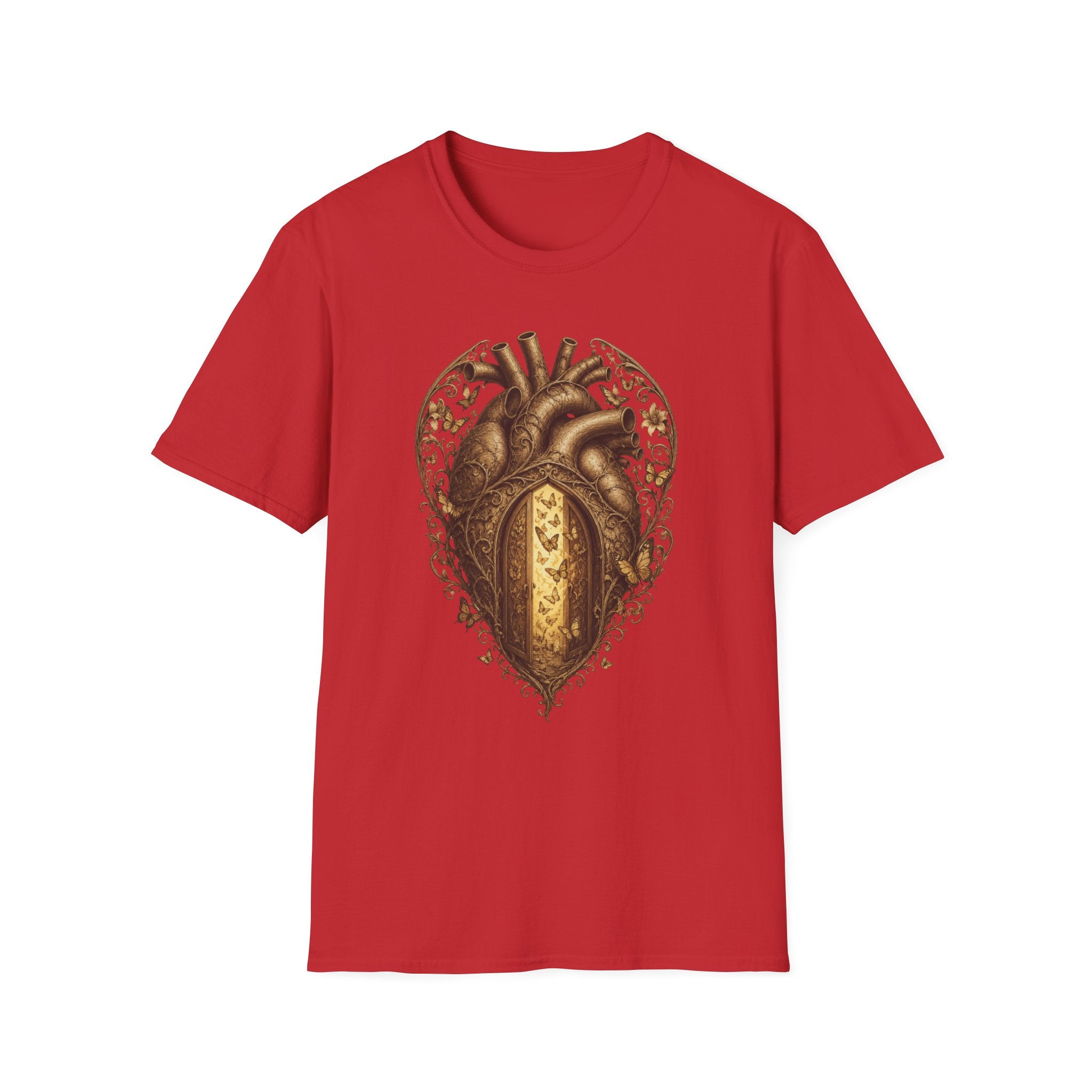 Butterfly Door Heart T-Shirt