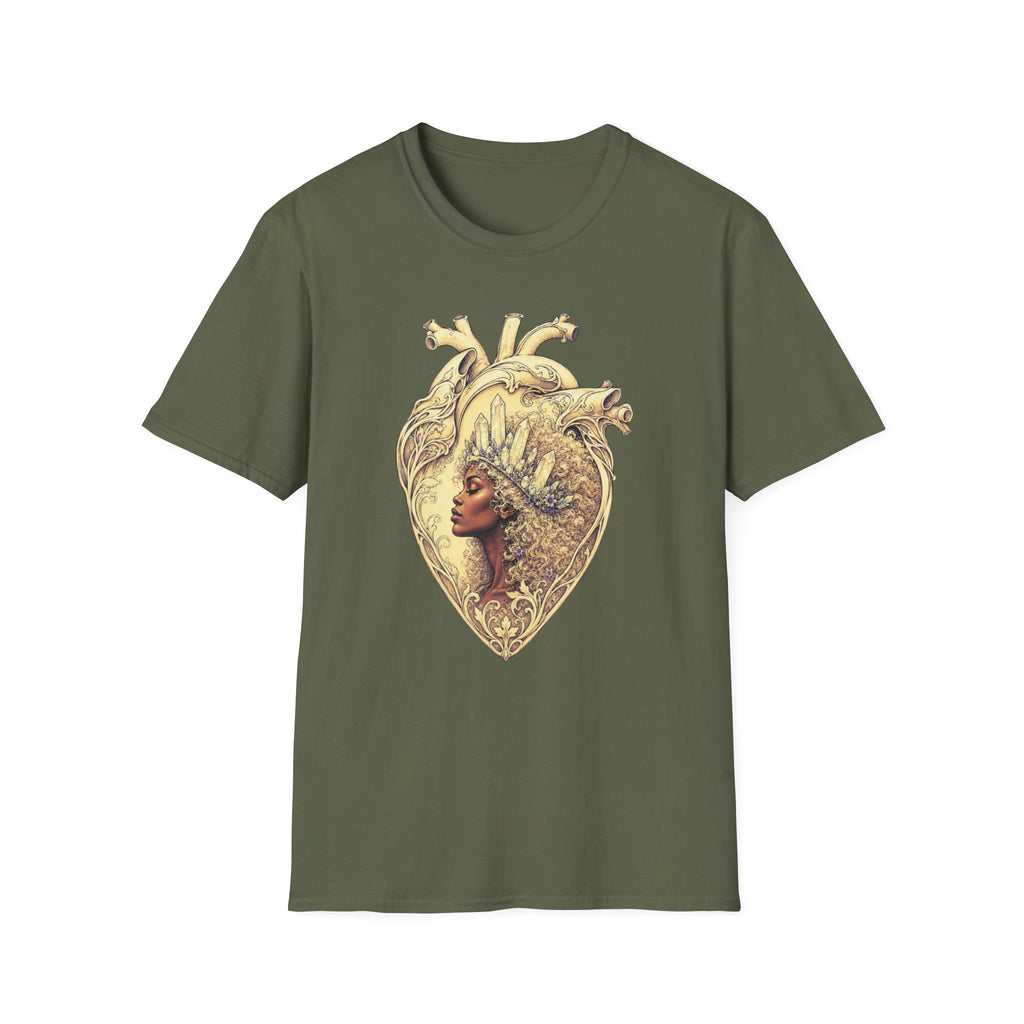 Crystal Crown Heart T-Shirt