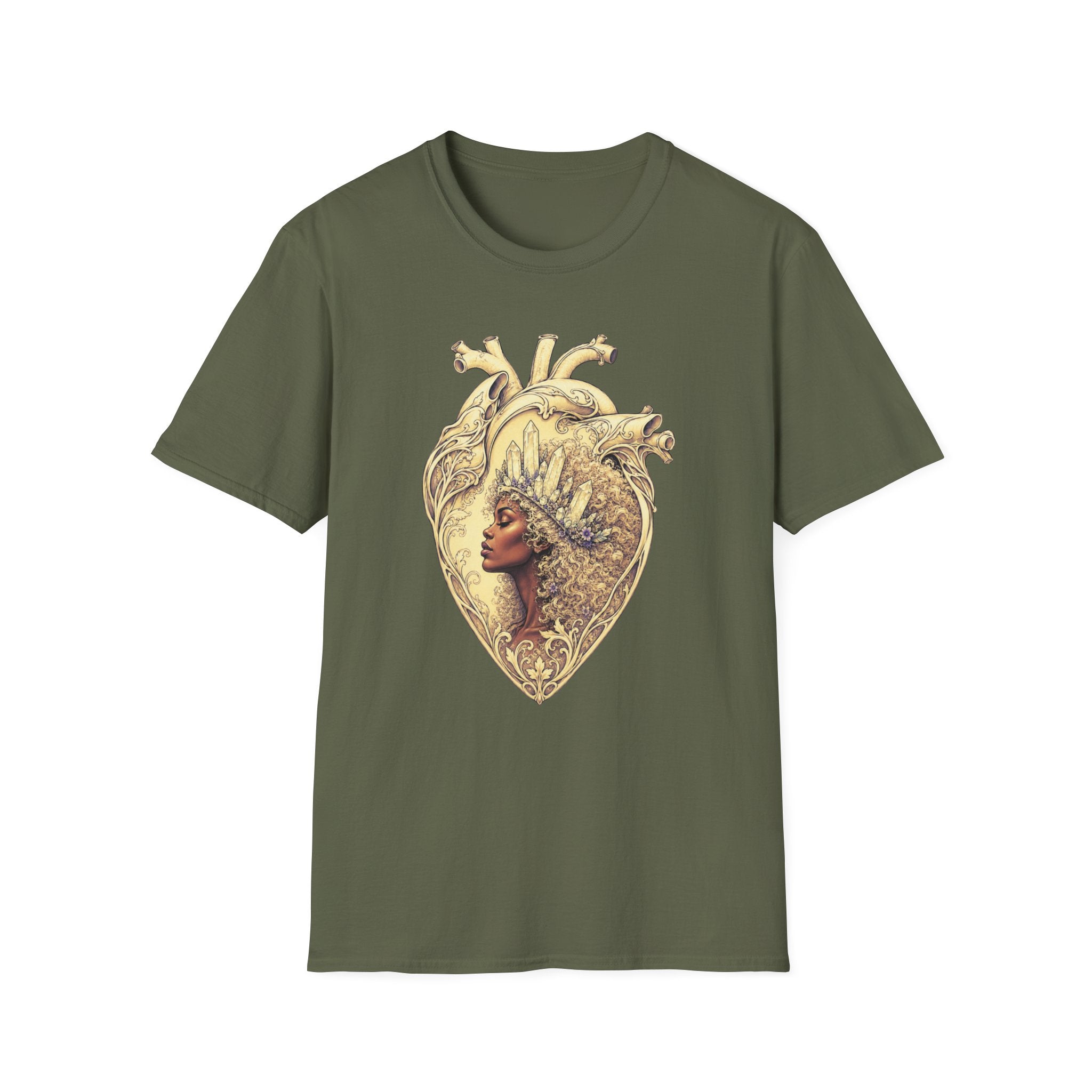 Crystal Crown Heart T-Shirt