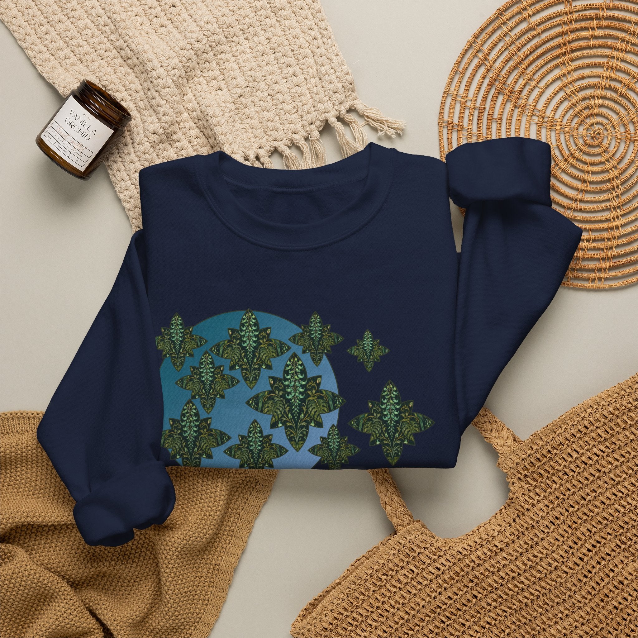 Jade Vine Crewneck Sweatshirt