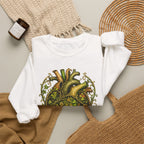 Green Woman Heart Crewneck Sweatshirt