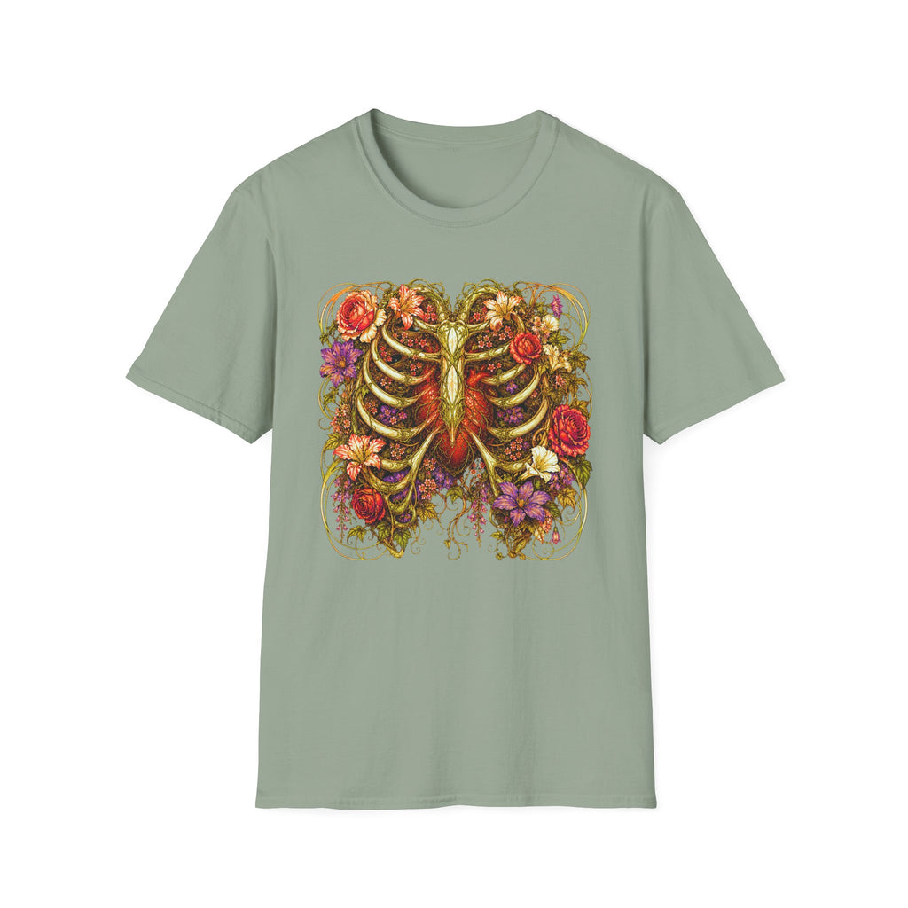 Nouveau Flower Ribcage T-Shirt