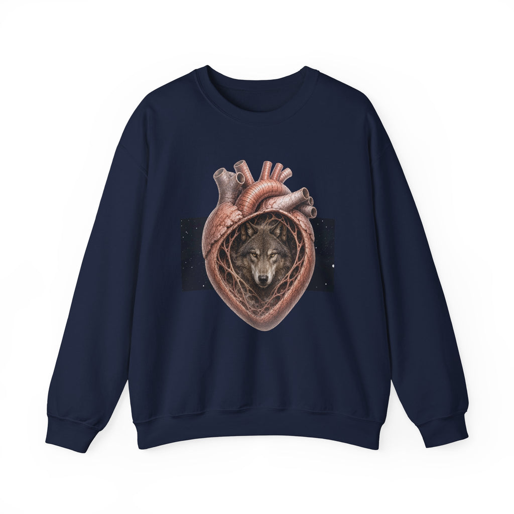 Wolf Heart Crewneck Sweatshirt