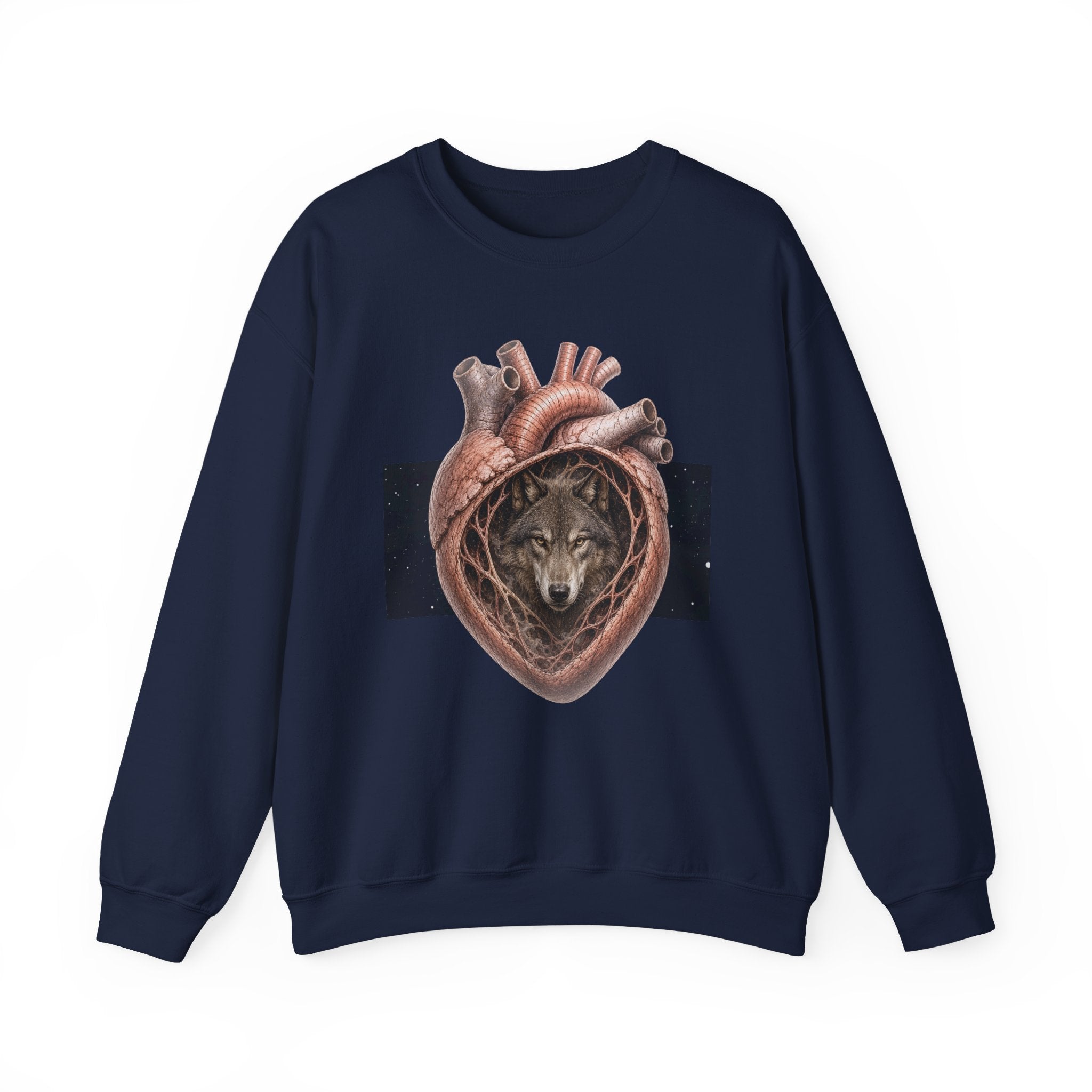 Wolf Heart Crewneck Sweatshirt