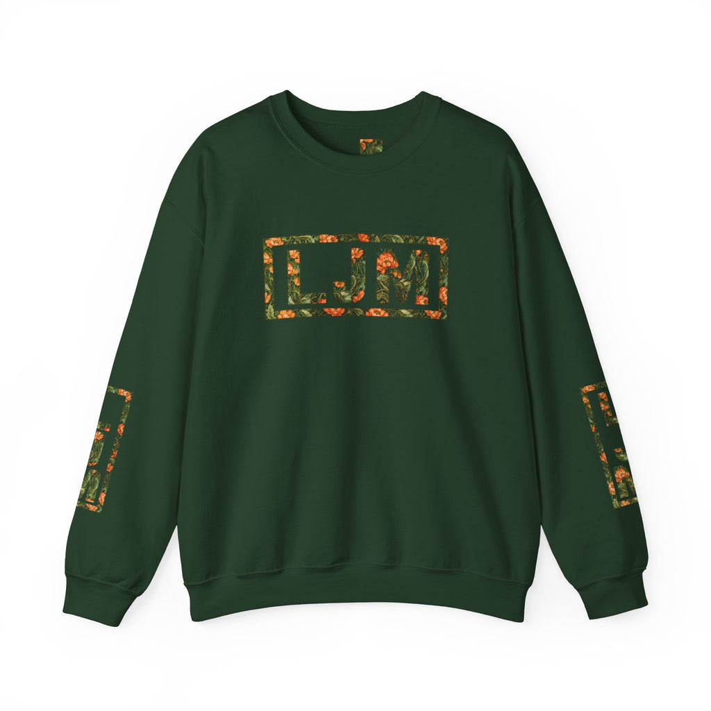 Floral Monogram Crewneck Sweatshirt