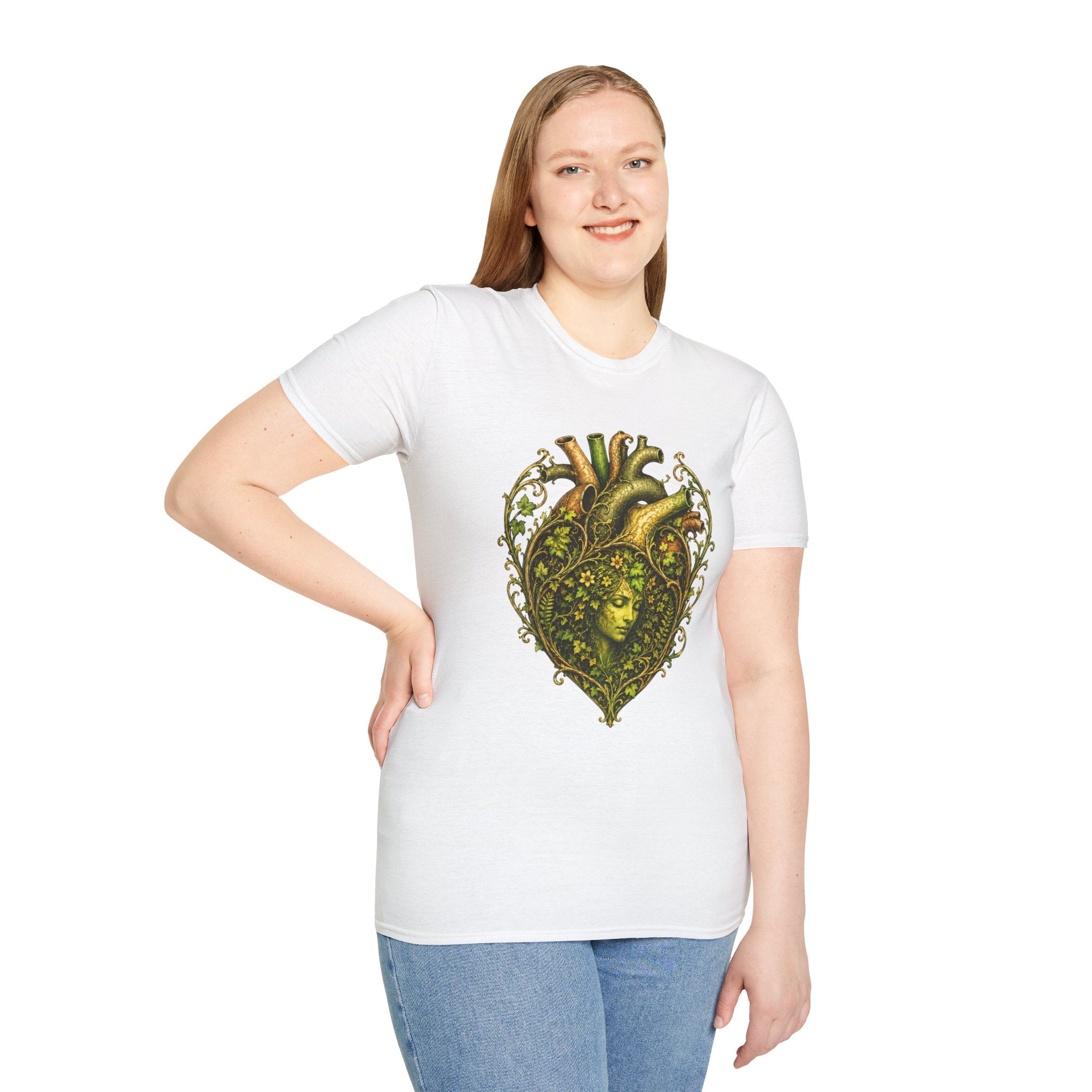 Green Woman Heart T-Shirt
