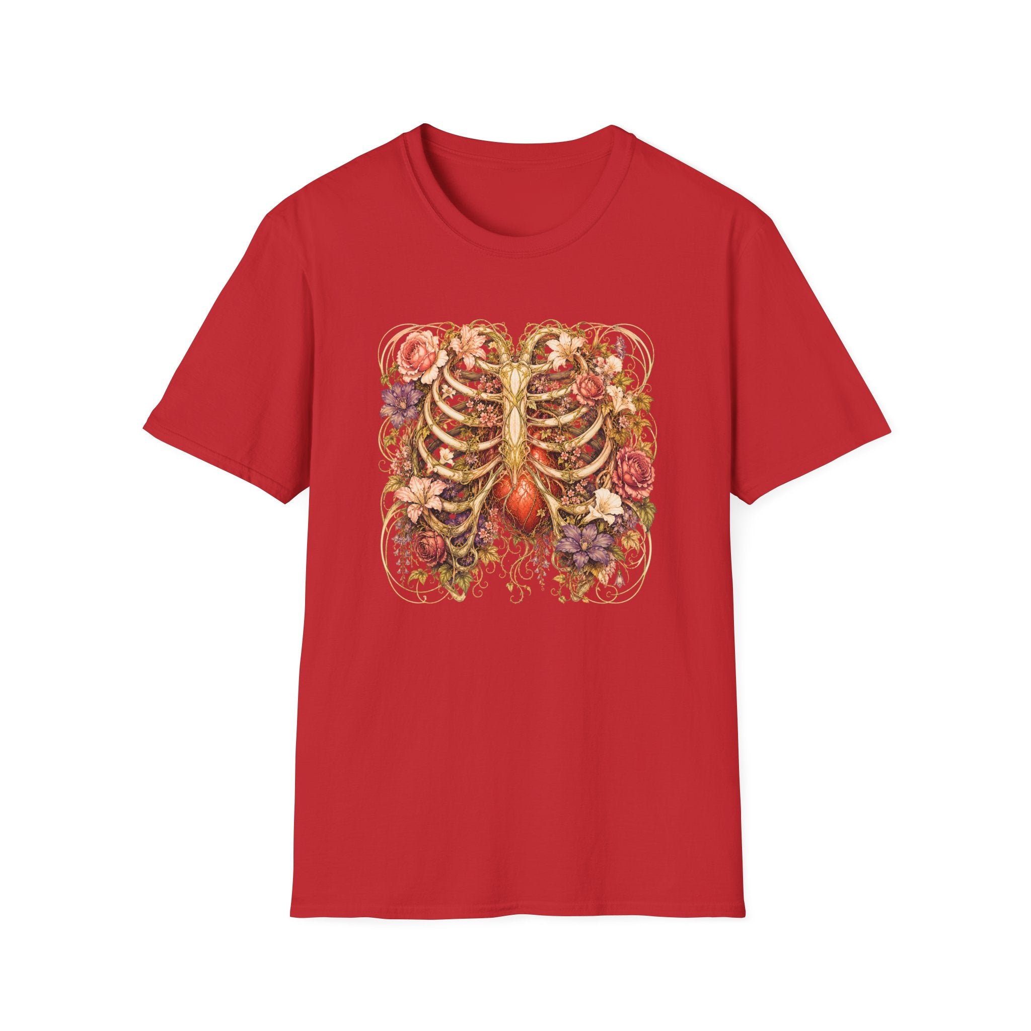 Nouveau Flower Ribcage T-Shirt