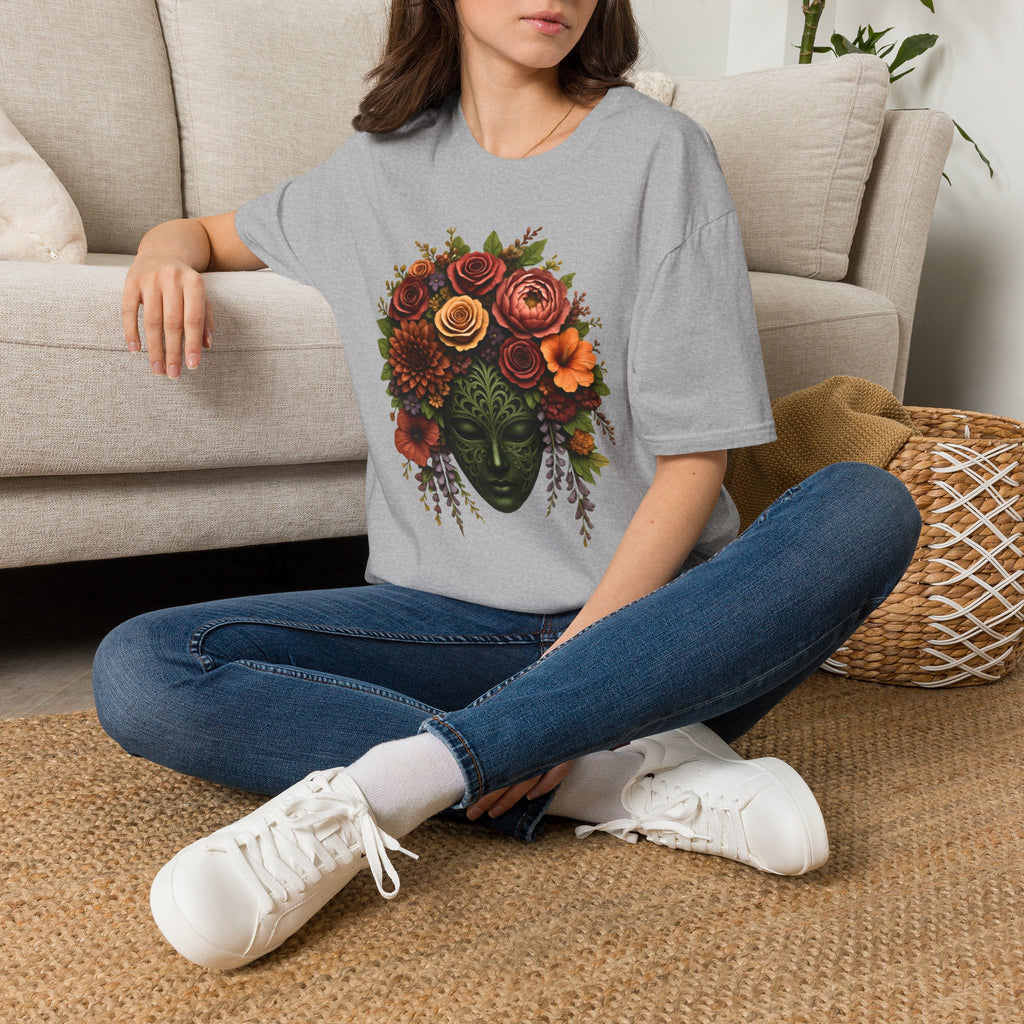 Black Mask Heart T-Shirt
