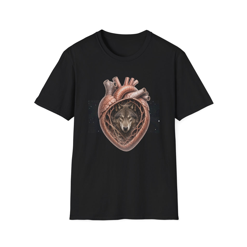 Spirit Wolf Heart T-Shirt