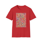 Joie de Vivre  Colorful Floral Graphic Tee