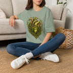 Green Woman Heart T-Shirt