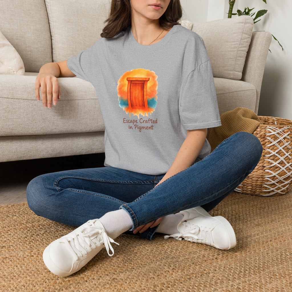 Wooden Door Illustration T-Shirt