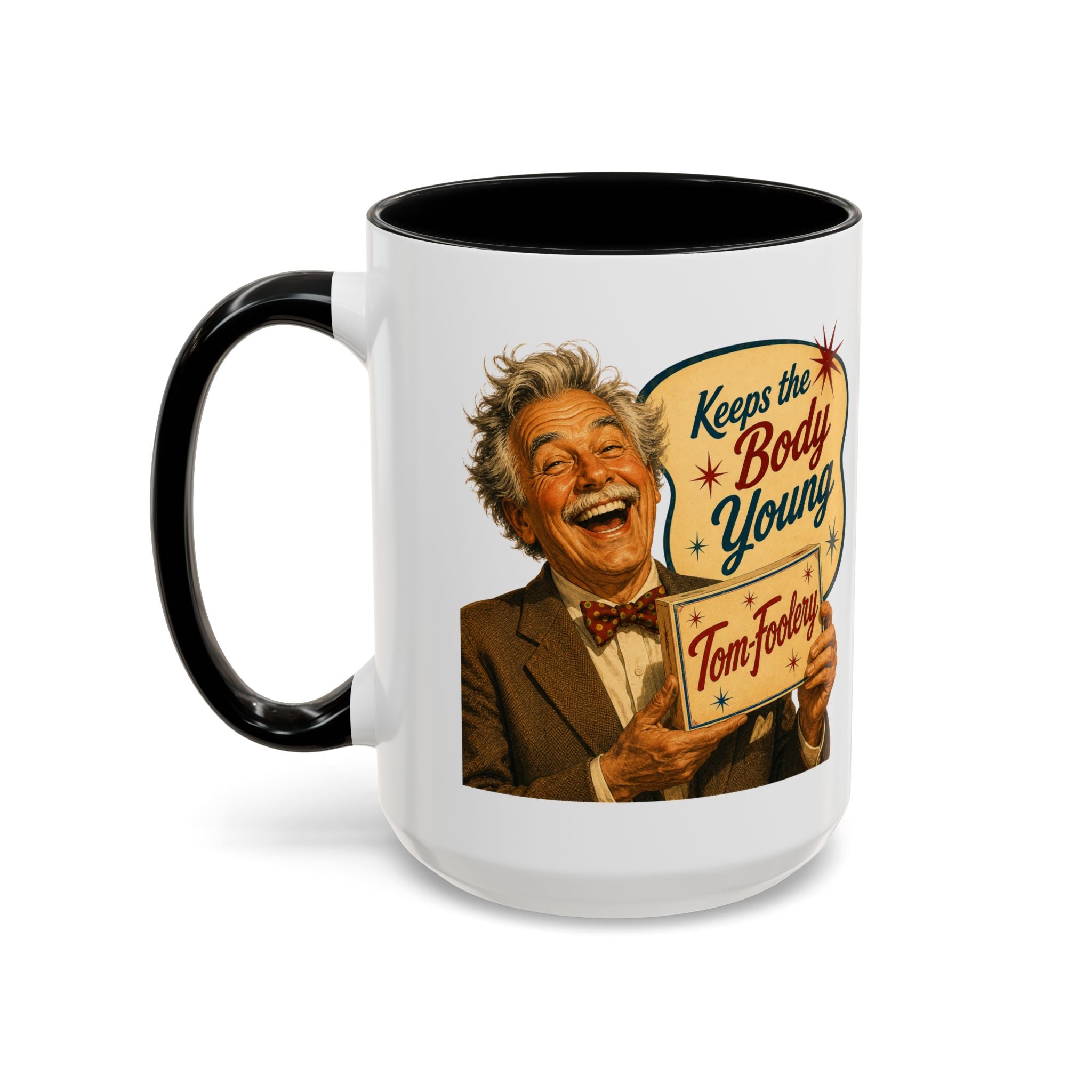 Tom Foolery Retro Accent Coffee Mug