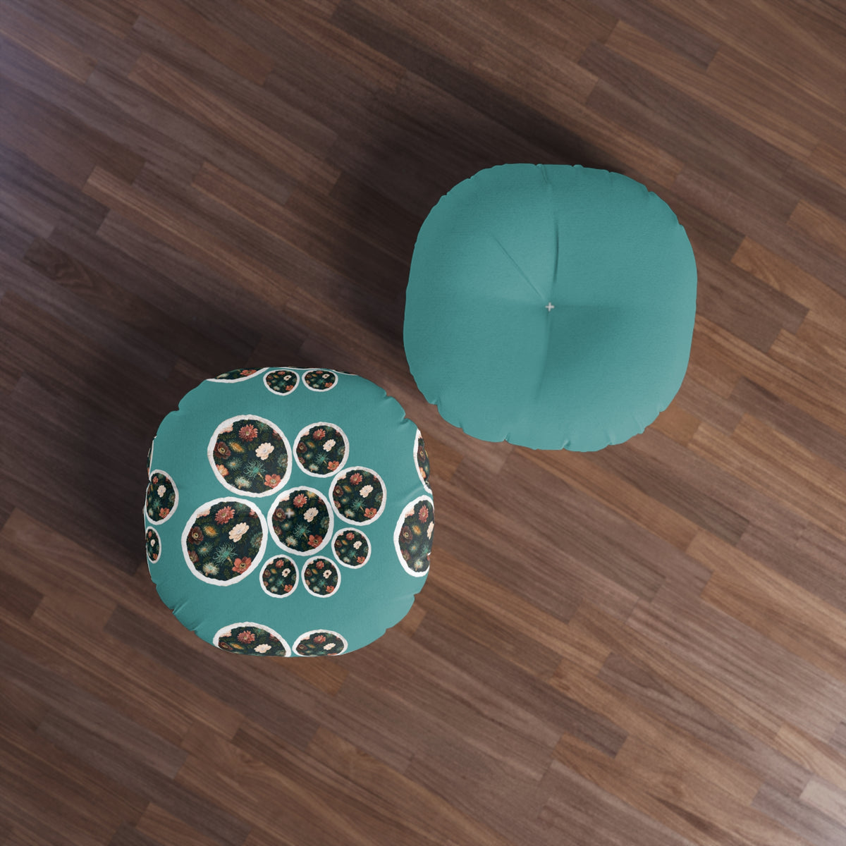 Anemones  Tufted Floor Pillow, Round