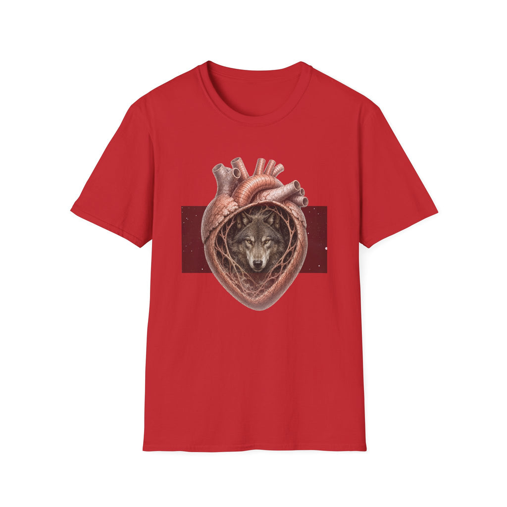 Spirit Wolf Heart T-Shirt