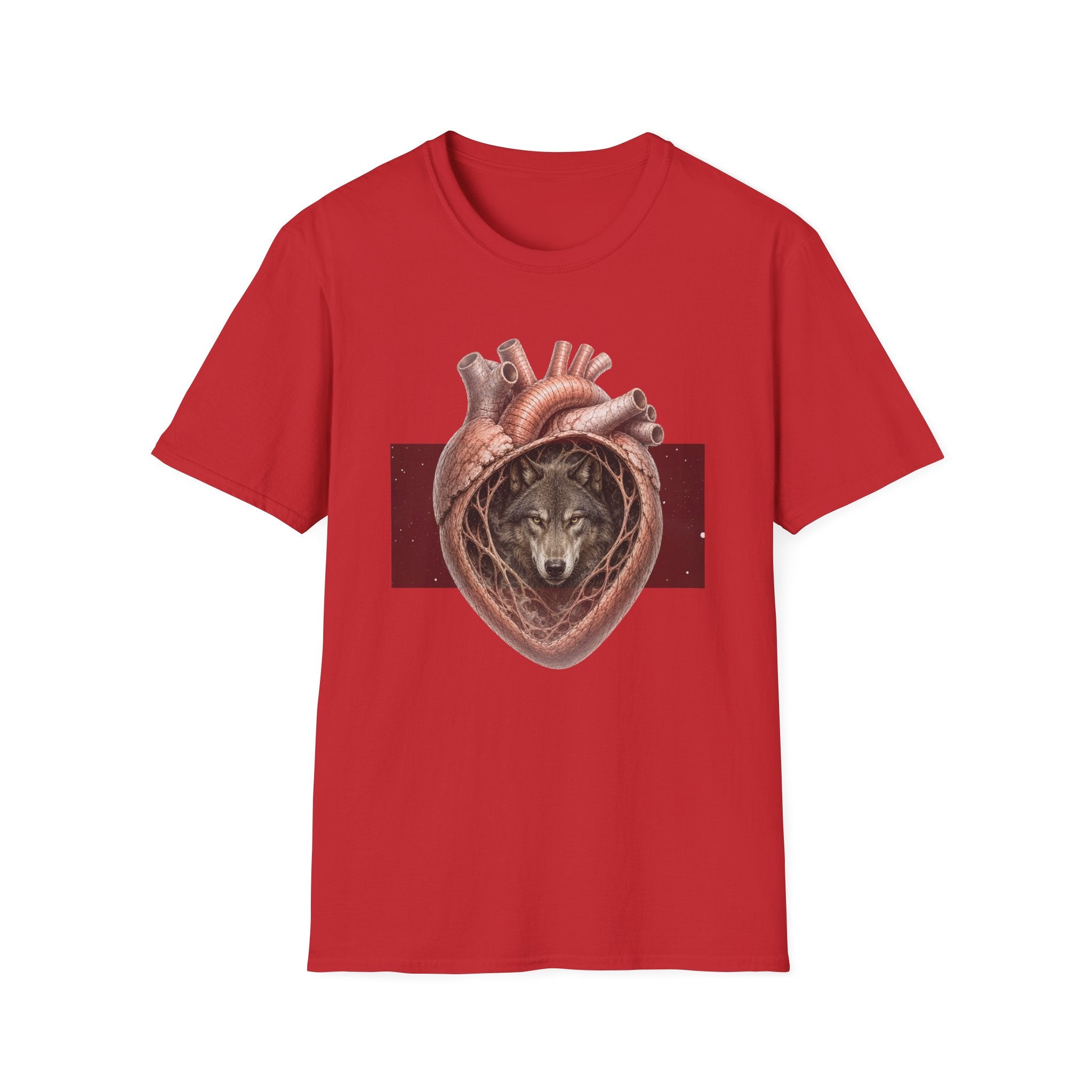 Spirit Wolf Heart T-Shirt
