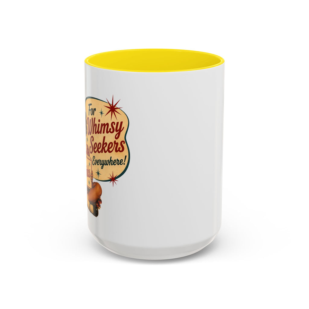 Retro 'For Whimsy Seekers Everywhere' Accent Coffee Mug