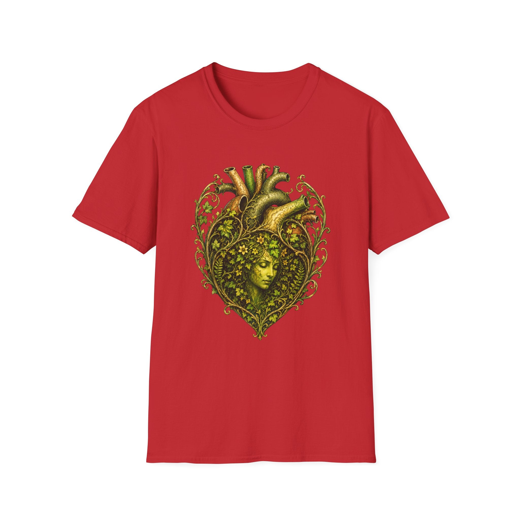 Green Woman Heart T-Shirt