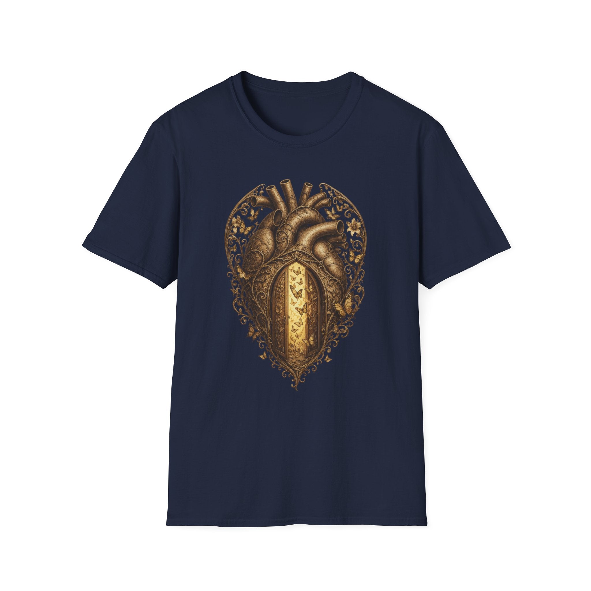 Butterfly Door Heart T-Shirt
