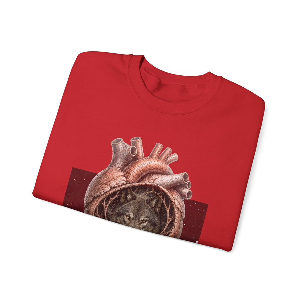 Wolf Heart Crewneck Sweatshirt