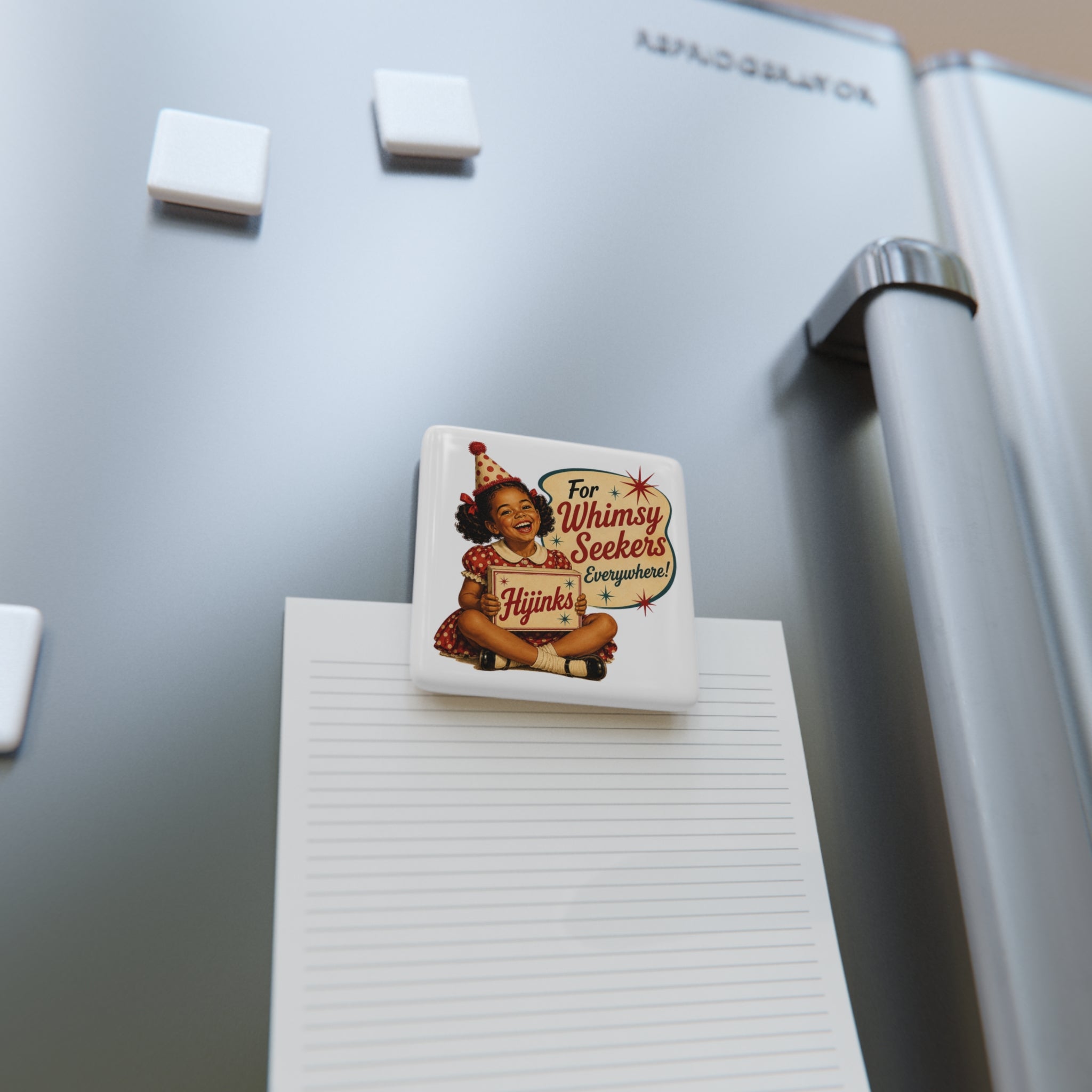 Hijinks Porcelain Magnet — Vintage Kitchen Decor